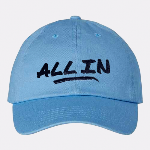 MMA-Lax Washed Twill Cap -SKY BLUE