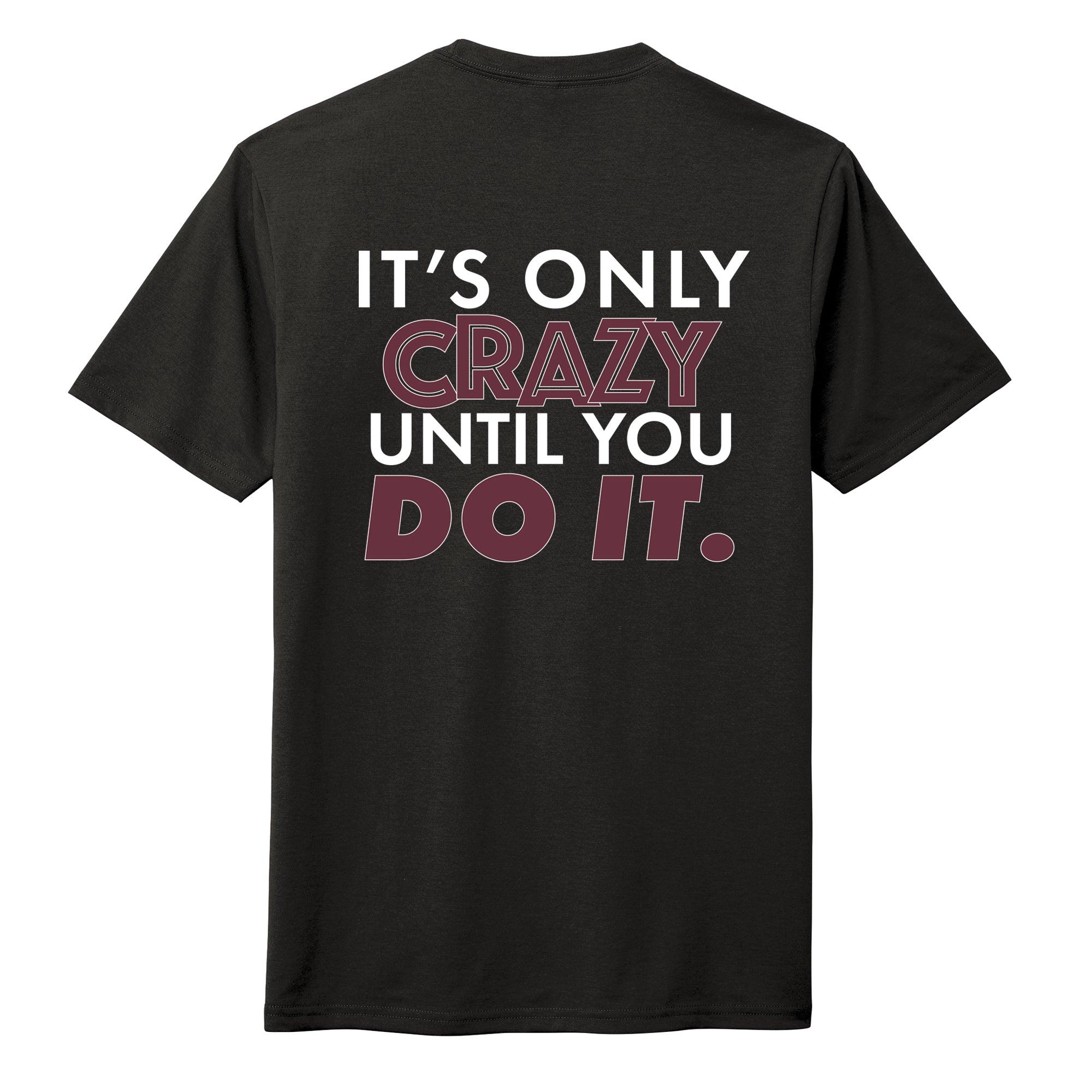"Its Only Crazy Till You Do It" T-Shirt- Benefitting the US Olympic and Paralympic Foundation